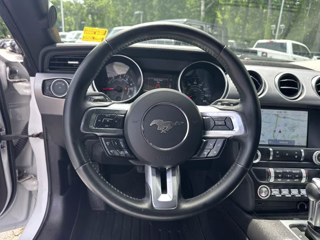 2019 White Ford Mustang EcoBoost Premium Convertible RWD Convertible