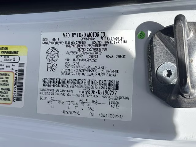 2019 White Ford Mustang EcoBoost Premium Convertible RWD Convertible