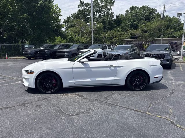 2019 White Ford Mustang EcoBoost Premium Convertible RWD Convertible