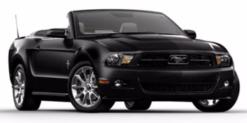 2011 Red Ford Mustang V6 Convertible RWD Convertible