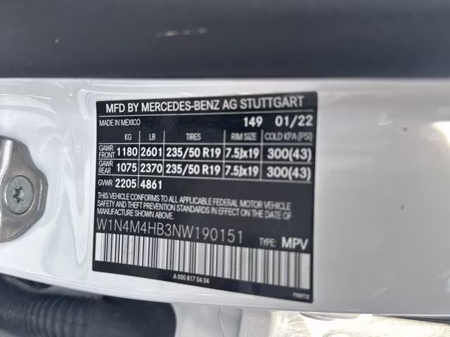 2022 White Mercedes-Benz GLB GLB 250 AWD SUV