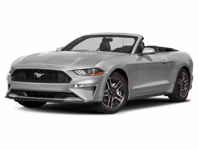 2019 White Ford Mustang EcoBoost Premium Convertible RWD Convertible