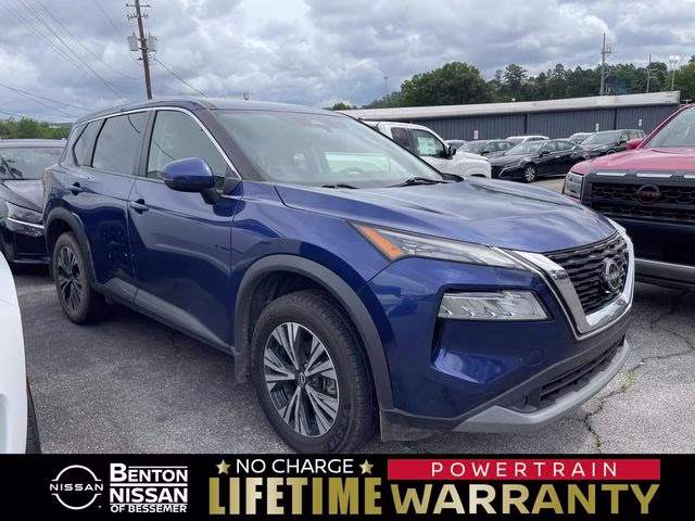 2022 Caspian Blue Metallic Nissan Rogue SV FWD SUV