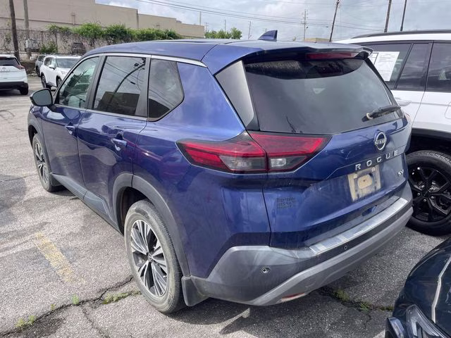 2022 Caspian Blue Metallic Nissan Rogue SV FWD SUV