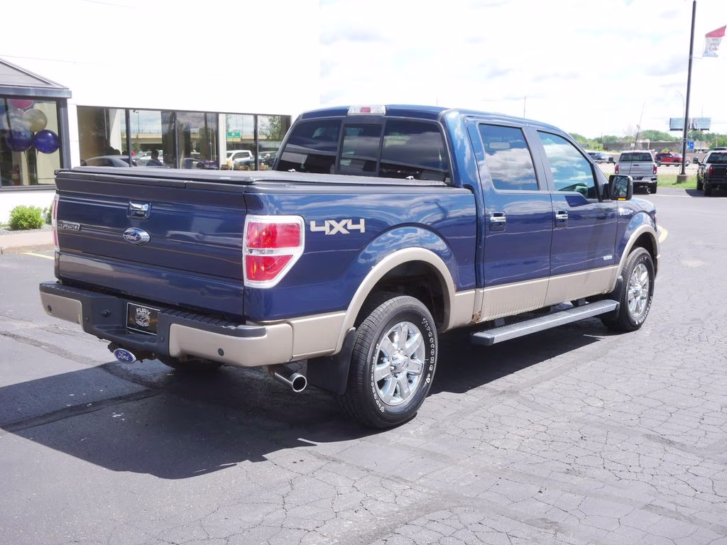 2013 Blue Ford F-150 Lariat w/ 502A Pckg 4X4 Truck
