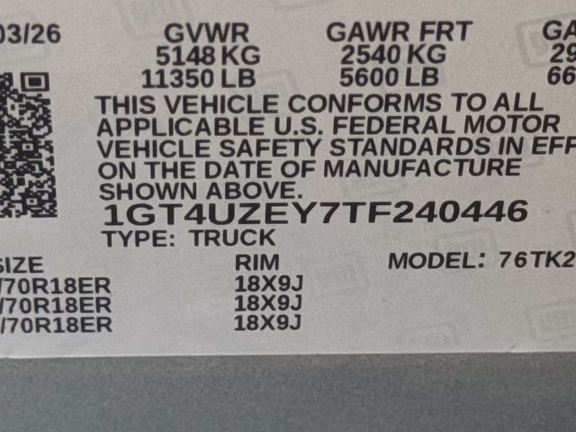 2026 Sterling Metallic GMC Sierra 2500HD AT4X 4X4 Truck