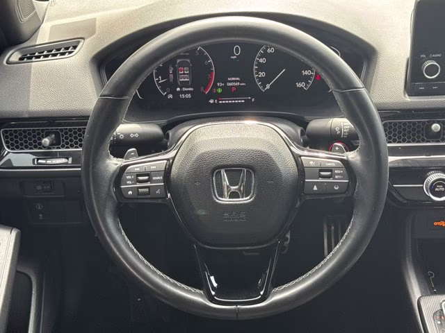 2022 White Honda Civic Sedan Sport FWD Sedan