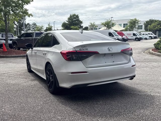 2022 White Honda Civic Sedan Sport FWD Sedan