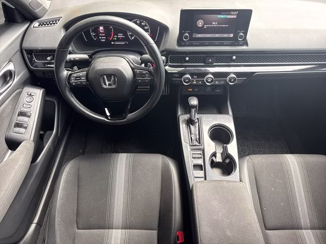 2022 White Honda Civic Sedan Sport FWD Sedan