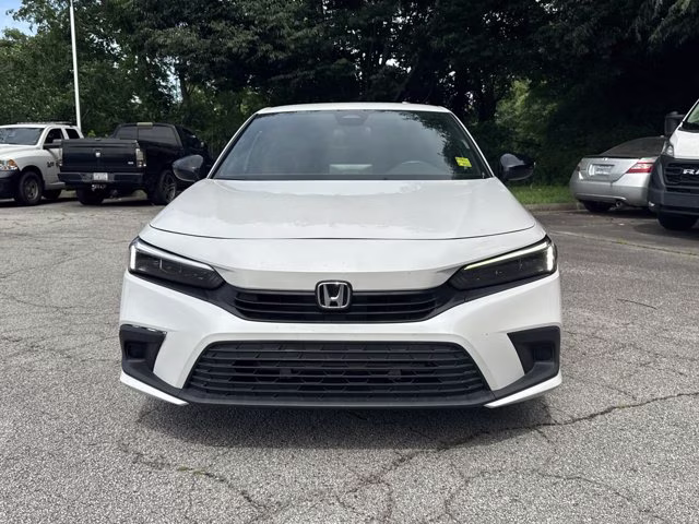 2022 White Honda Civic Sedan Sport FWD Sedan