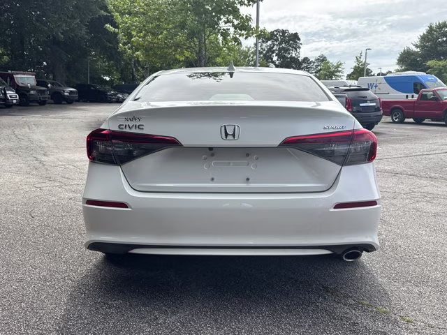 2022 White Honda Civic Sedan Sport FWD Sedan