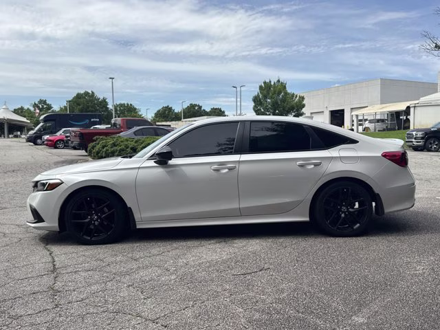 2022 White Honda Civic Sedan Sport FWD Sedan