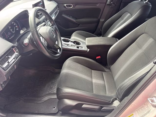 2022 White Honda Civic Sedan Sport FWD Sedan