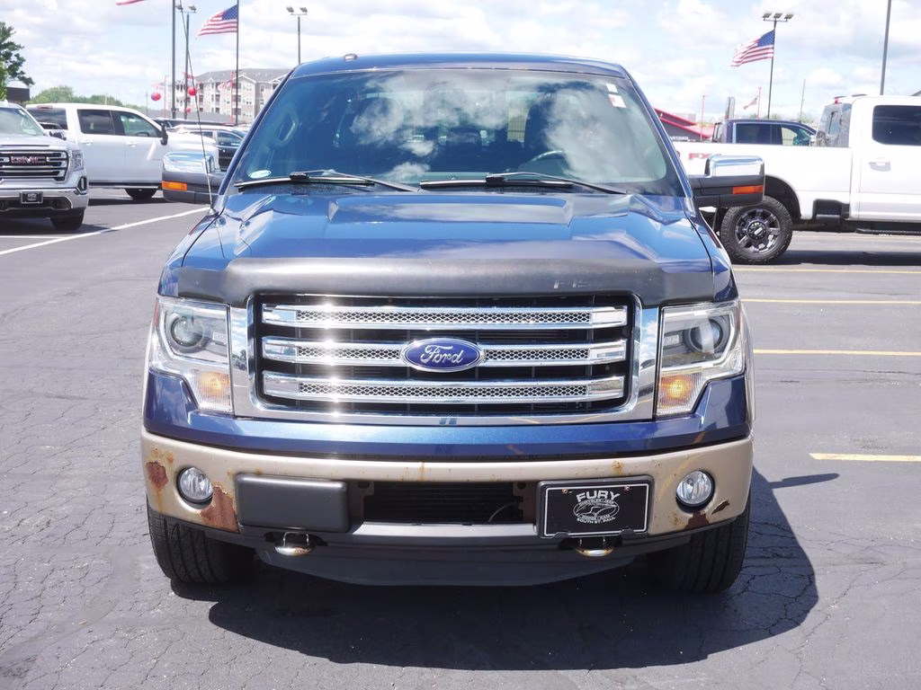 2013 Blue Ford F-150 Lariat 4X4 Truck