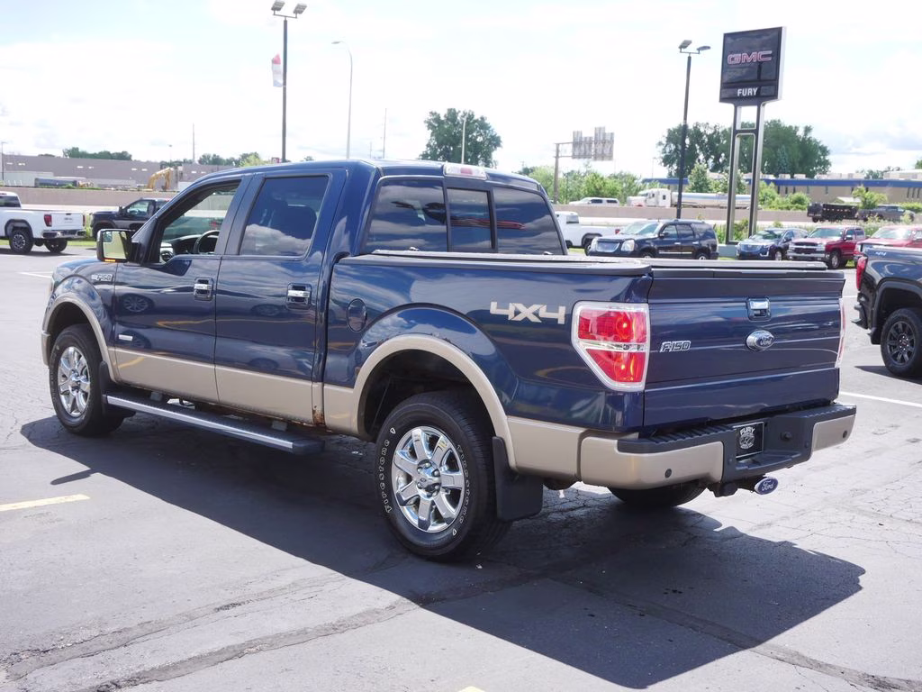 2013 Blue Ford F-150 Lariat 4X4 Truck