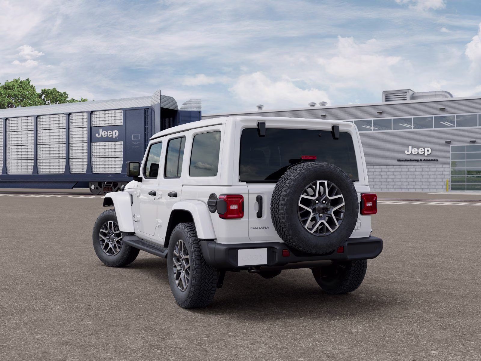 2026 Bright White Clearcoat Jeep Wrangler Sahara 4X4 SUV