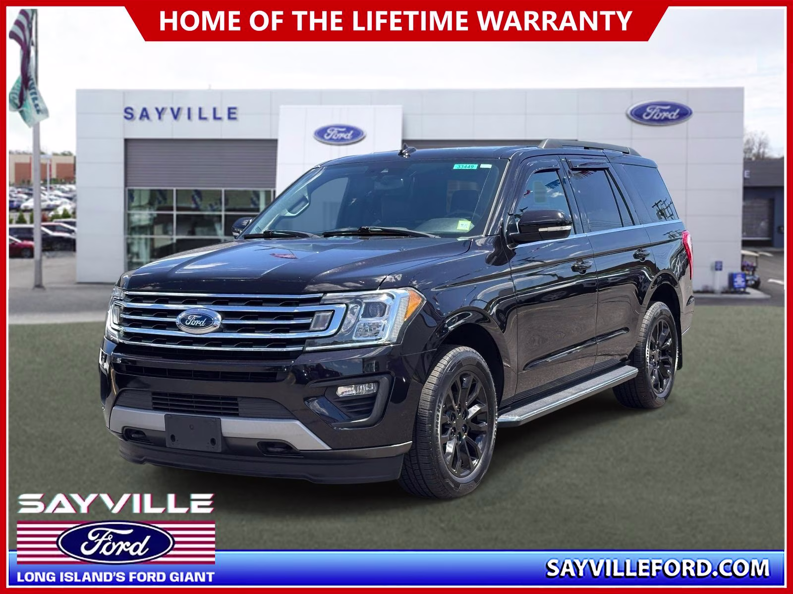 2019 Agate Black Metallic Ford Expedition XLT 4x4 4X4 SUV