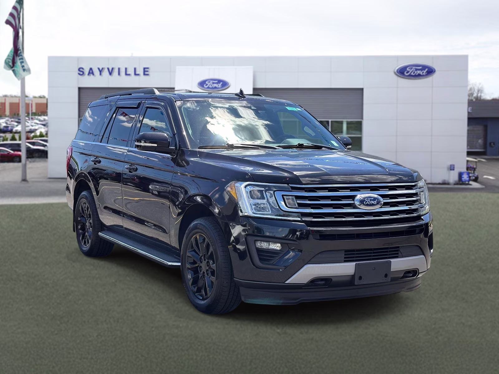 2019 Agate Black Metallic Ford Expedition XLT 4x4 4X4 SUV