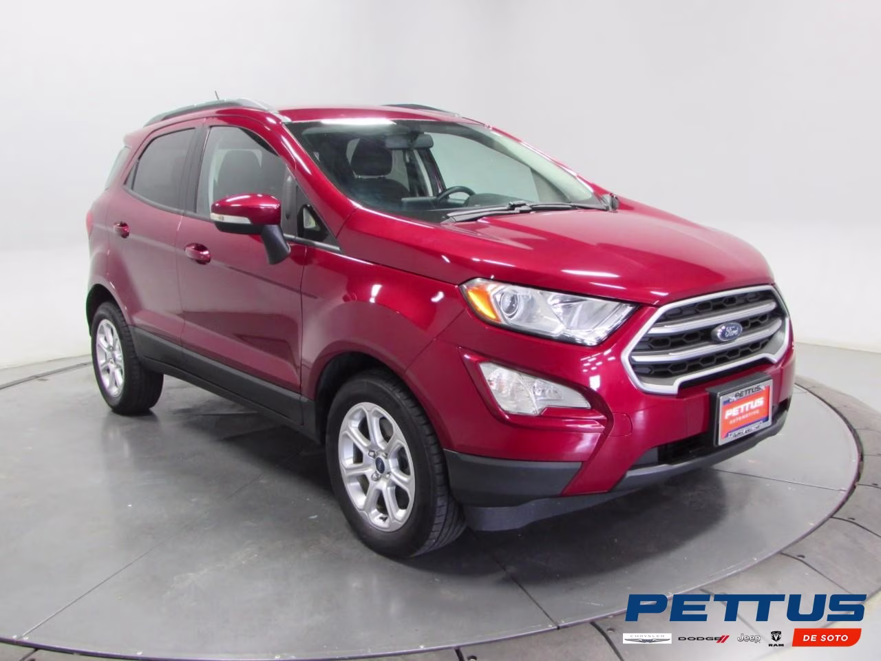 2020 Ruby Red Metallic Tinted Clearcoat Ford EcoSport SE FWD SUV
