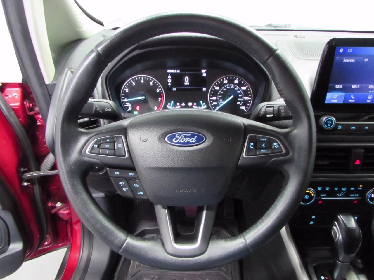 2020 Ruby Red Metallic Tinted Clearcoat Ford EcoSport SE FWD SUV