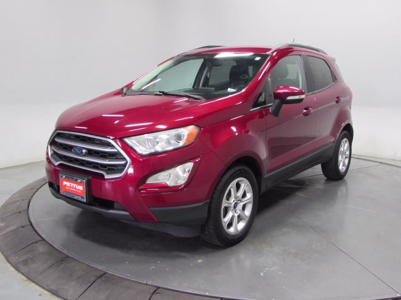 2020 Ruby Red Metallic Tinted Clearcoat Ford EcoSport SE FWD SUV