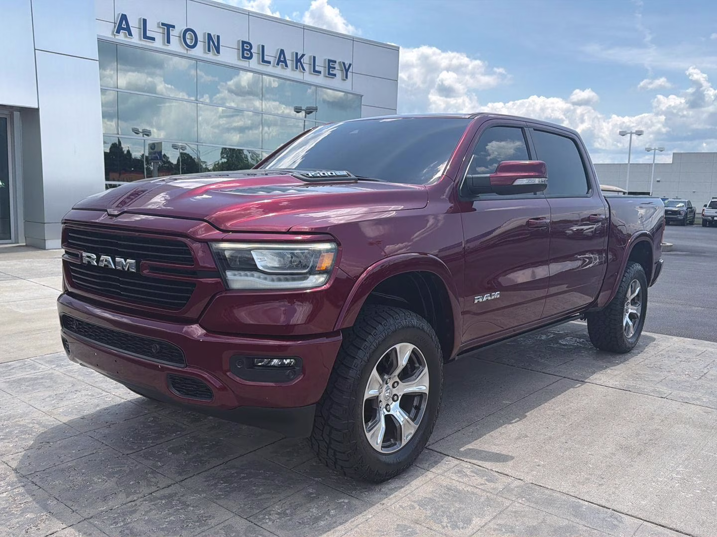 2022 Delmonico Red Pearlcoat Ram 1500 Laramie 4X4 Truck