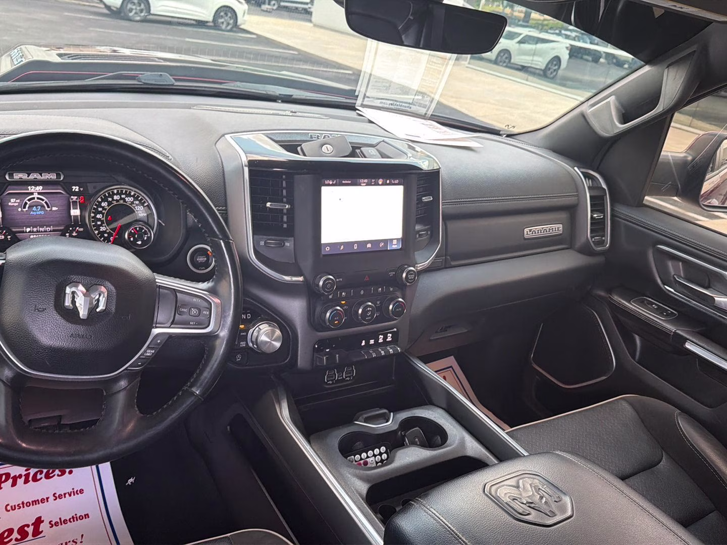 2022 Delmonico Red Pearlcoat Ram 1500 Laramie 4X4 Truck