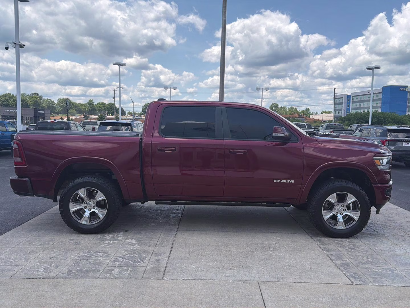 2022 Delmonico Red Pearlcoat Ram 1500 Laramie 4X4 Truck