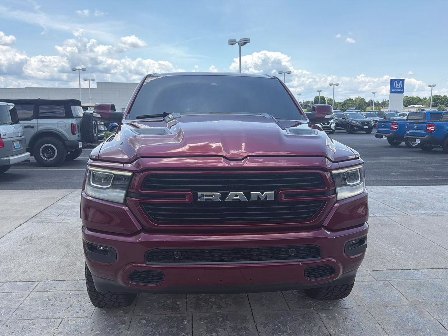 2022 Delmonico Red Pearlcoat Ram 1500 Laramie 4X4 Truck