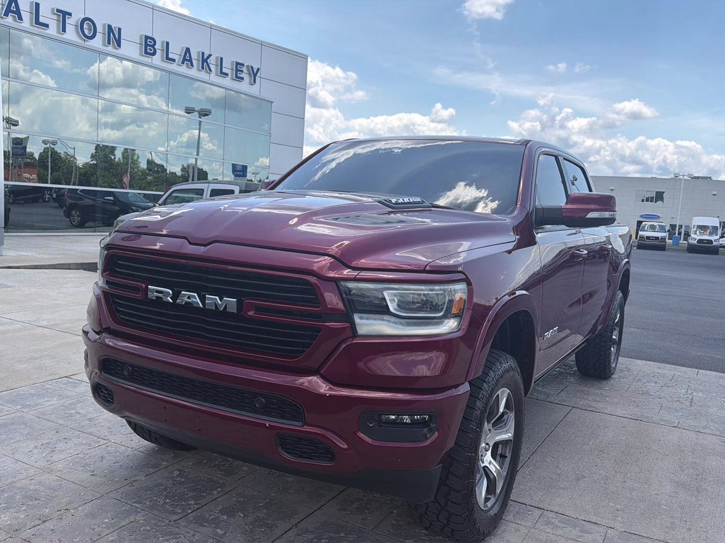 2022 Delmonico Red Pearlcoat Ram 1500 Laramie 4X4 Truck