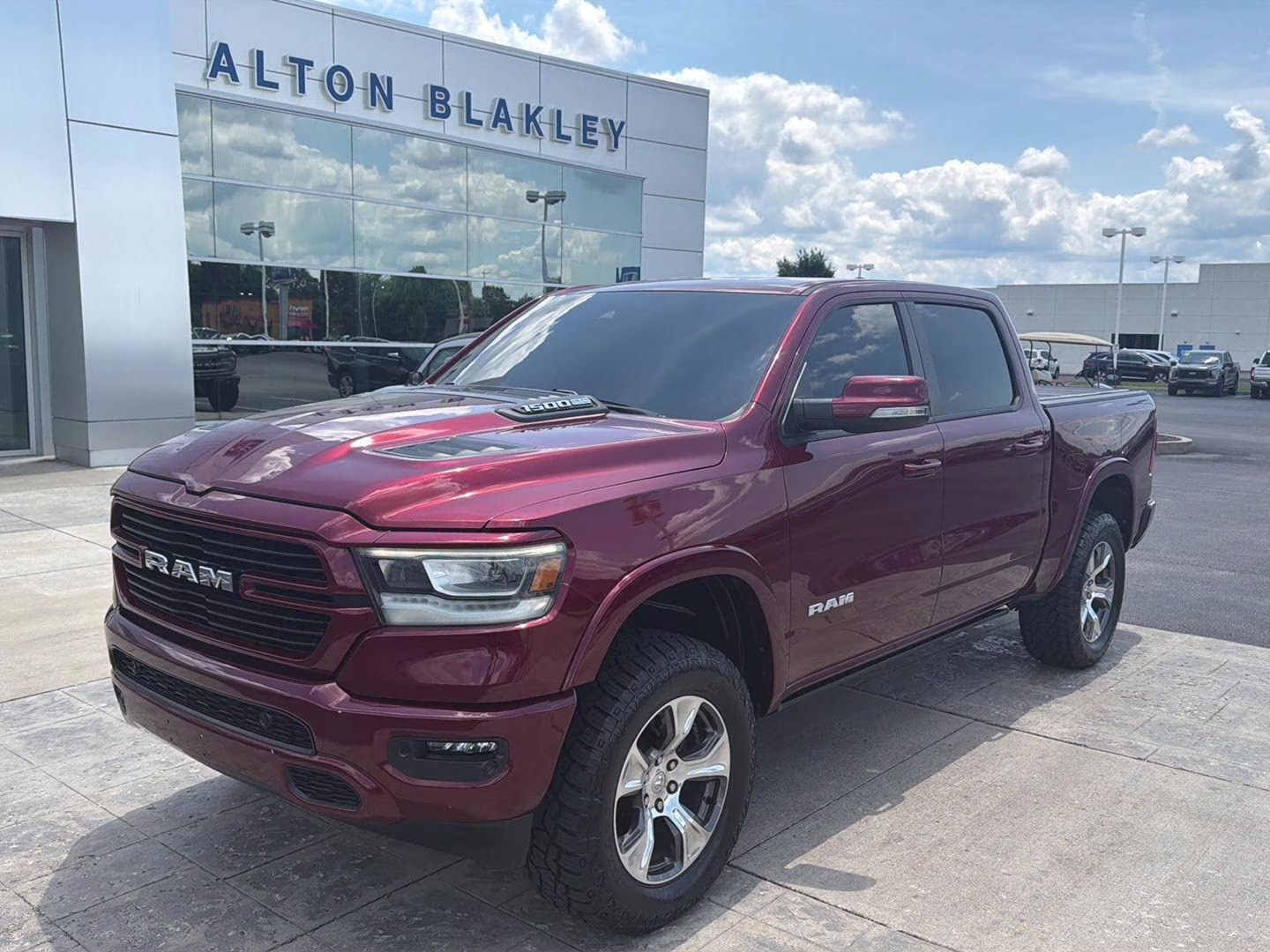 2022 Delmonico Red Pearlcoat Ram 1500 Laramie 4X4 Truck