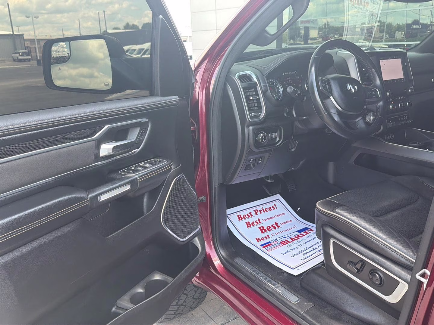 2022 Delmonico Red Pearlcoat Ram 1500 Laramie 4X4 Truck