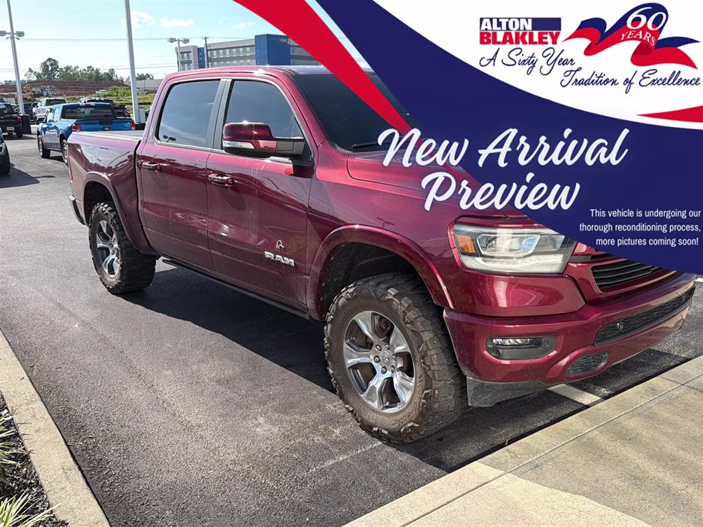 2022 Delmonico Red Pearlcoat Ram 1500 Laramie 4X4 Truck