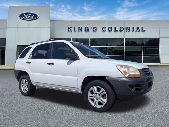 2008 White Kia Sportage LX 2.7L V-6 Auto w/Pwr Grp FWD SUV