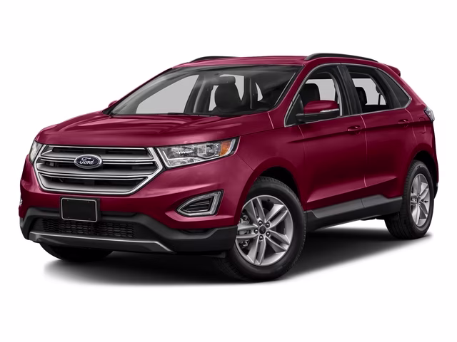 2017 Ruby Red Ford Edge Titanium FWD SUV