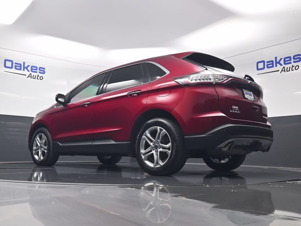 2017 Ruby Red Metallic Ford Edge Titanium FWD SUV