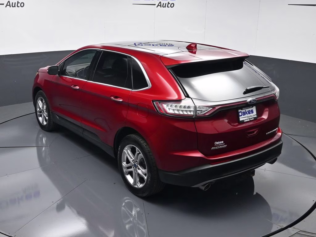 2017 Ruby Red Metallic Ford Edge Titanium FWD SUV