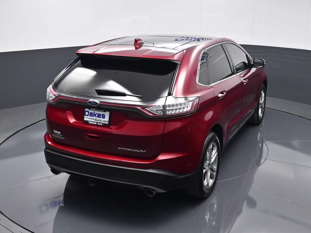 2017 Ruby Red Metallic Ford Edge Titanium FWD SUV
