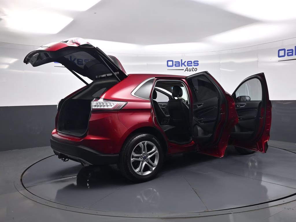2017 Ruby Red Metallic Ford Edge Titanium FWD SUV