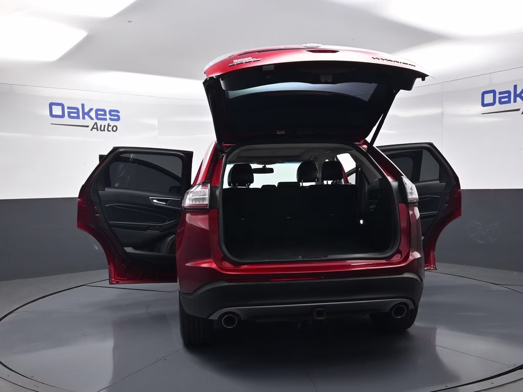 2017 Ruby Red Metallic Ford Edge Titanium FWD SUV