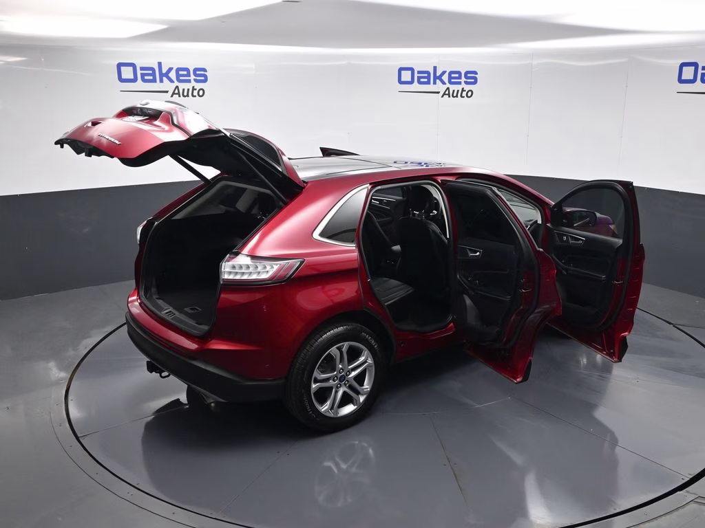 2017 Ruby Red Metallic Ford Edge Titanium FWD SUV