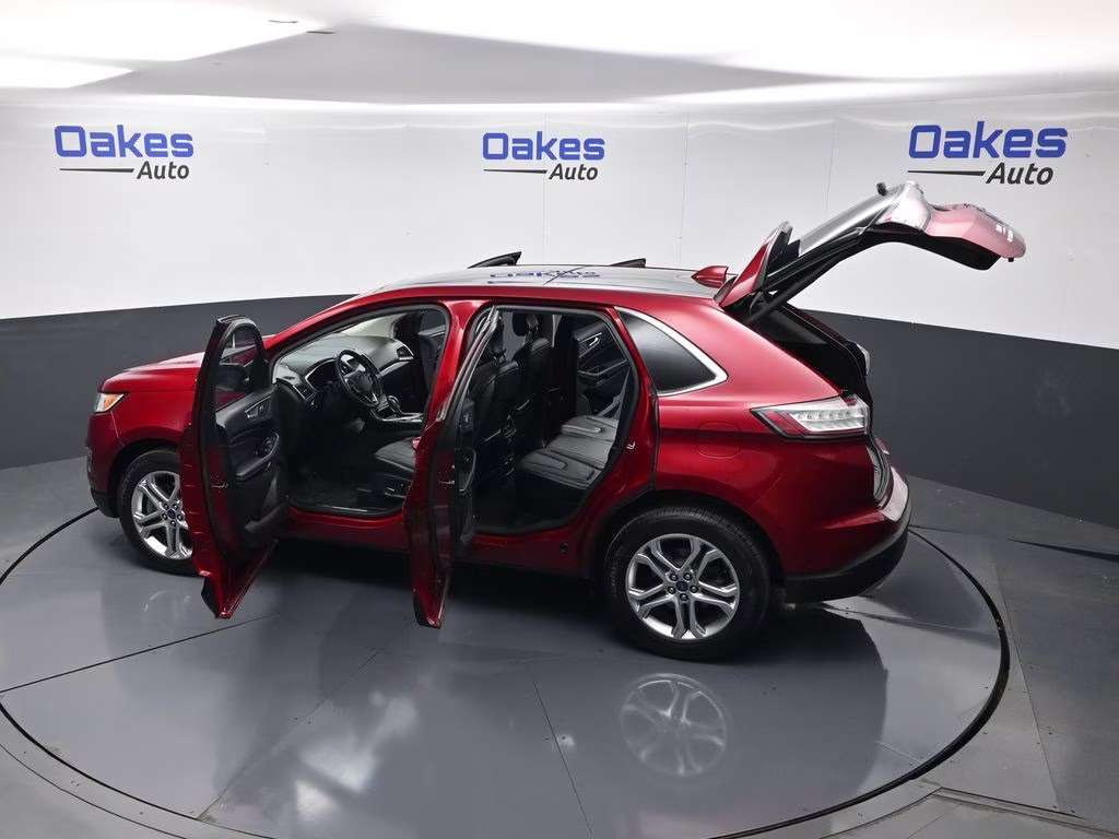 2017 Ruby Red Metallic Ford Edge Titanium FWD SUV