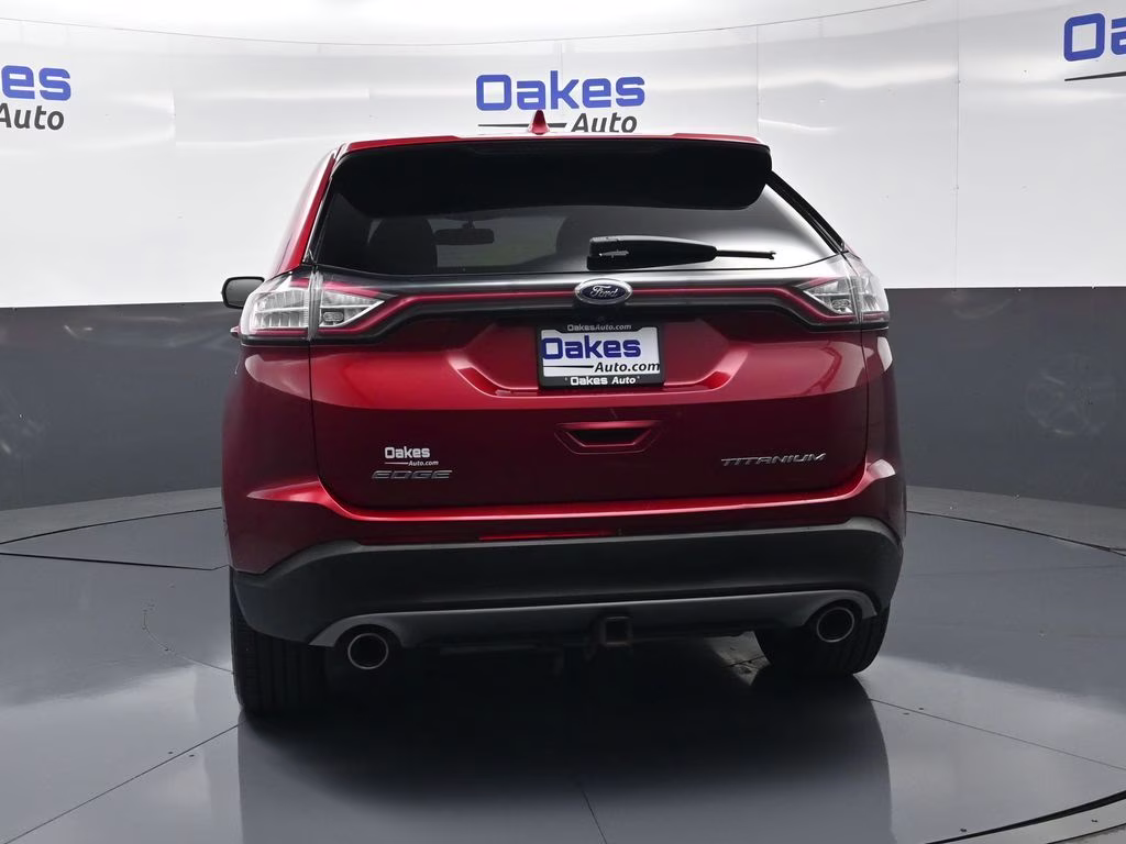 2017 Ruby Red Metallic Ford Edge Titanium FWD SUV