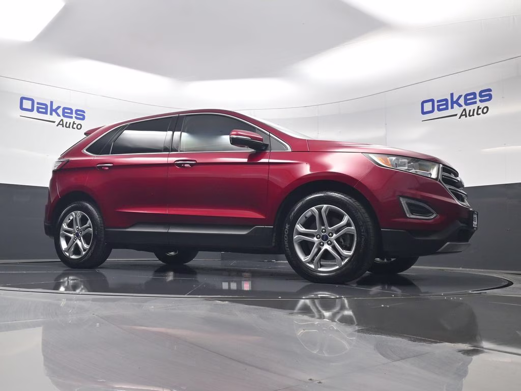 2017 Ruby Red Metallic Ford Edge Titanium FWD SUV