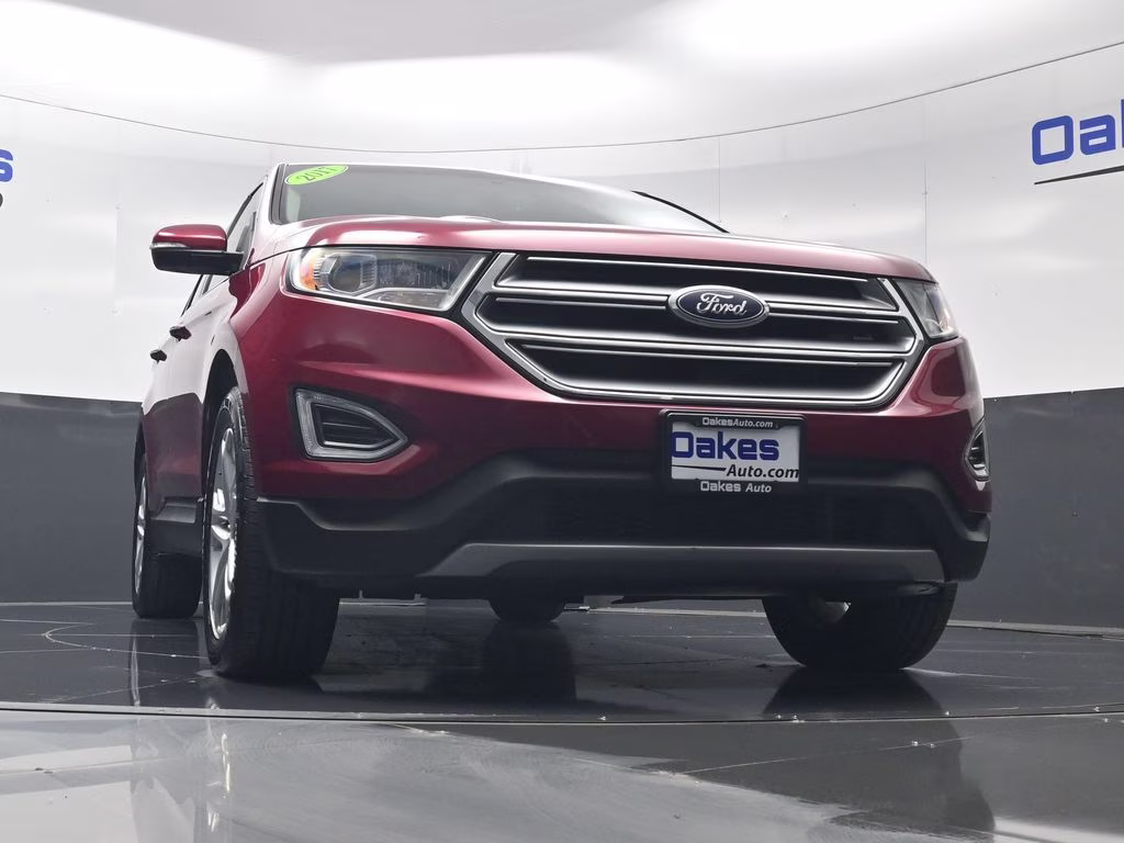 2017 Ruby Red Metallic Ford Edge Titanium FWD SUV