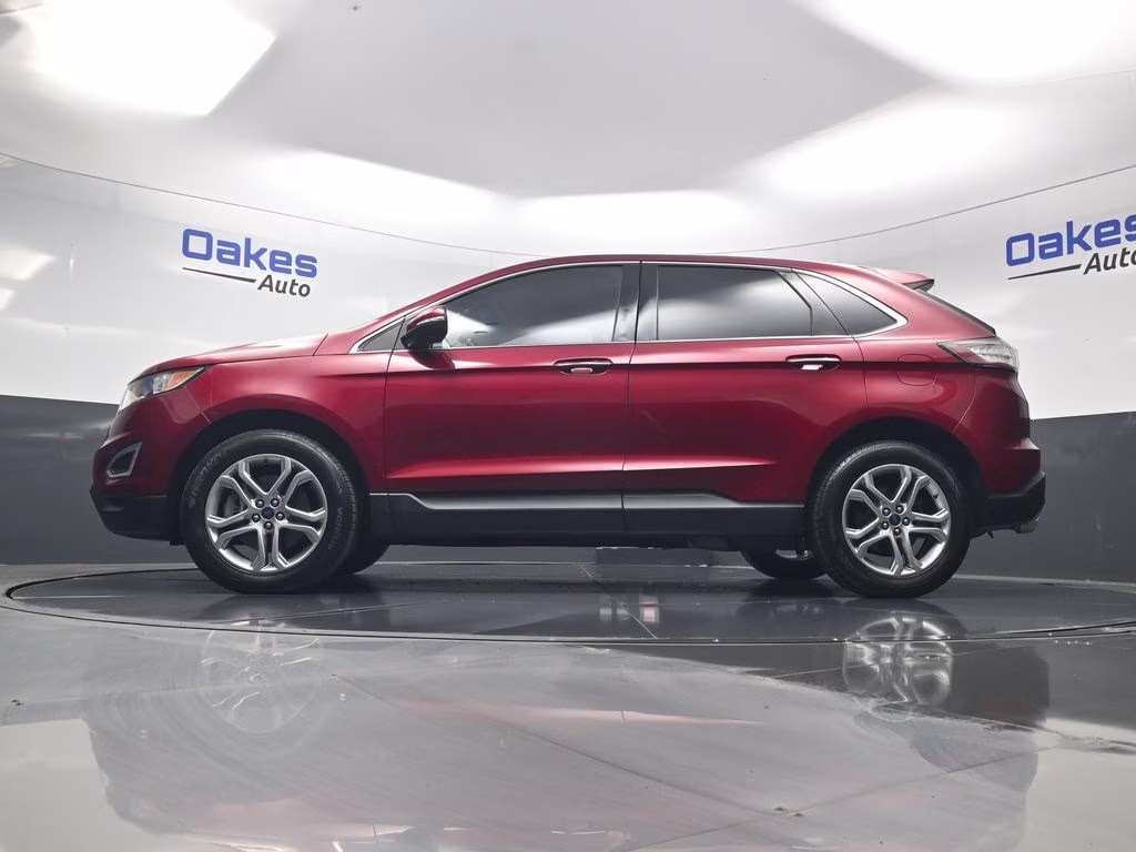 2017 Ruby Red Metallic Ford Edge Titanium FWD SUV