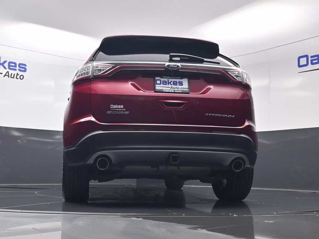 2017 Ruby Red Metallic Ford Edge Titanium FWD SUV