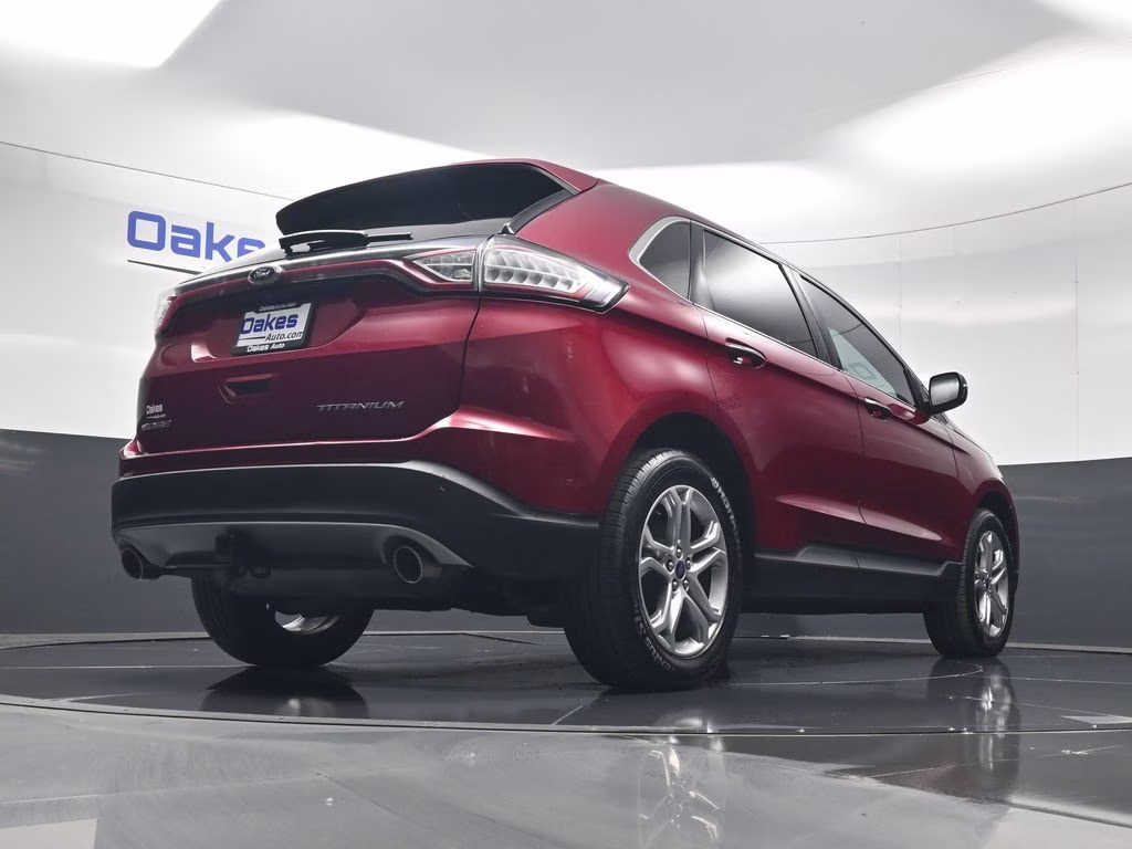 2017 Ruby Red Metallic Ford Edge Titanium FWD SUV