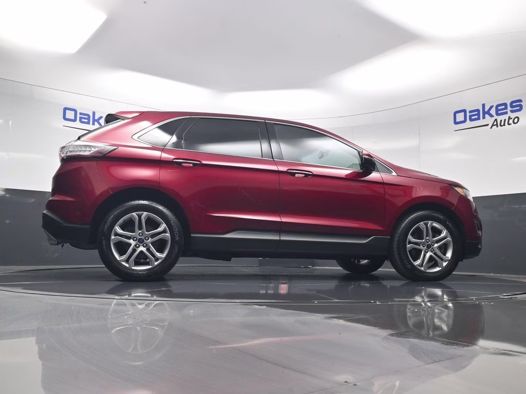 2017 Ruby Red Metallic Ford Edge Titanium FWD SUV