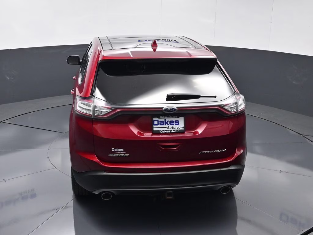 2017 Ruby Red Metallic Ford Edge Titanium FWD SUV